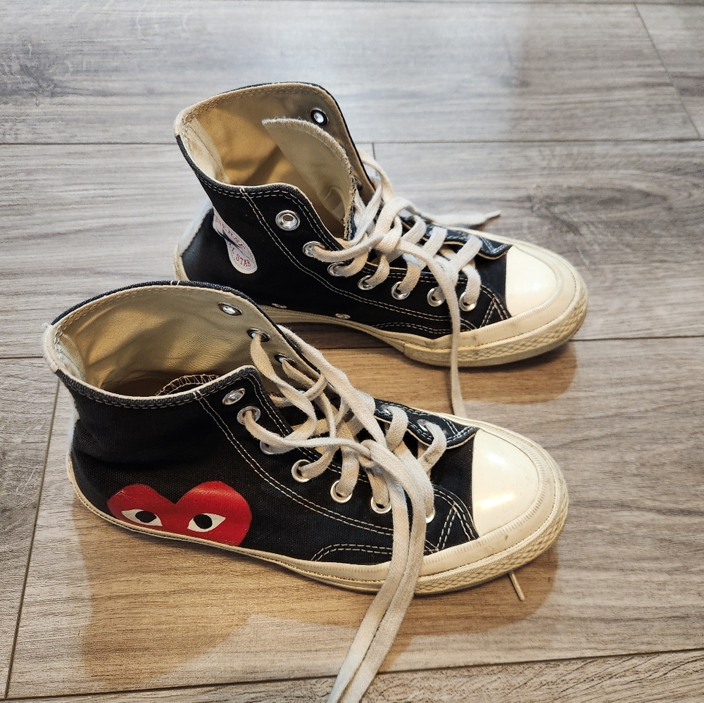 Comme Des Garcon Black High Tops